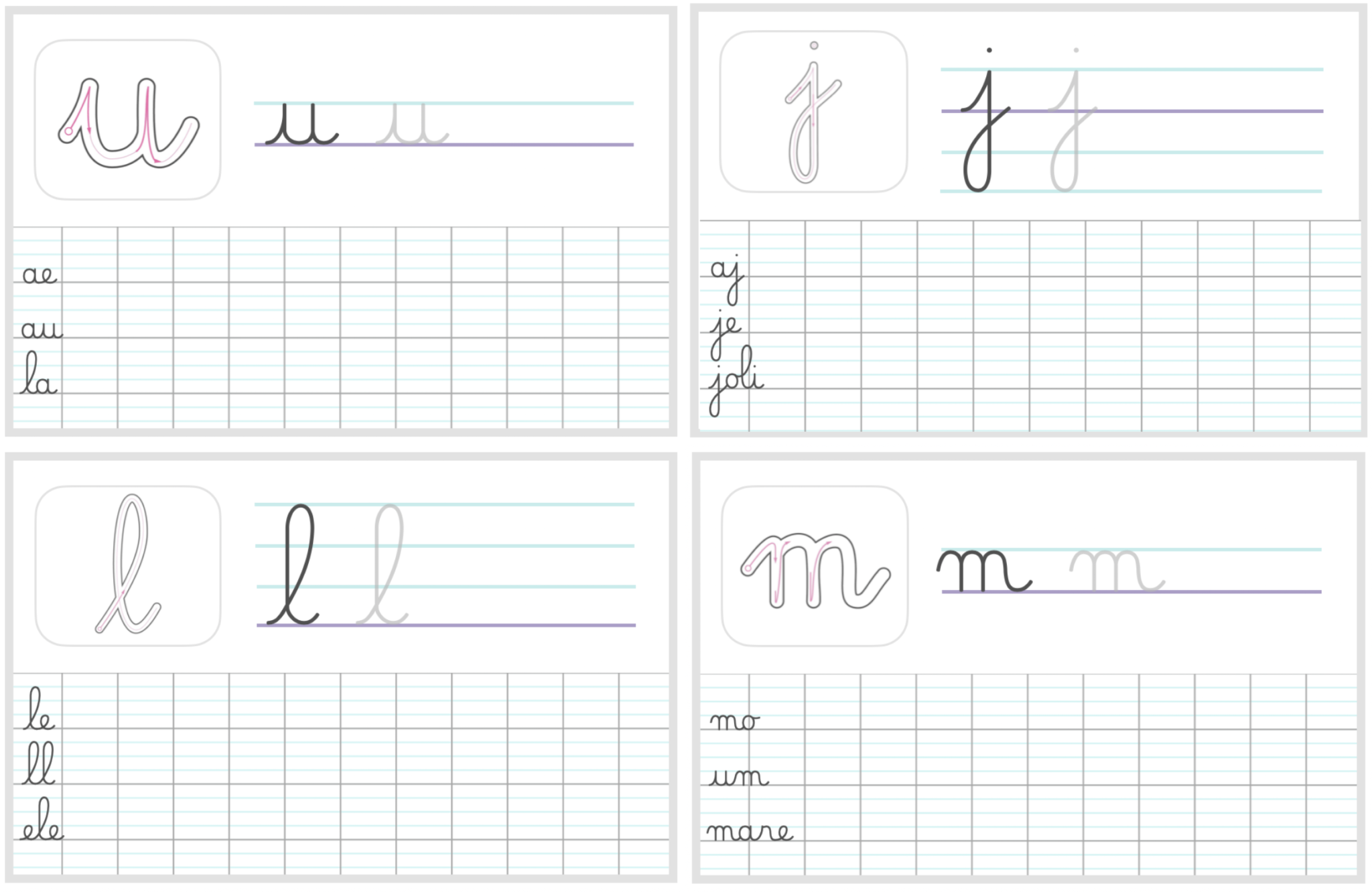 L’ÉCRITURE CURSIVE – Maîtresse Mégane